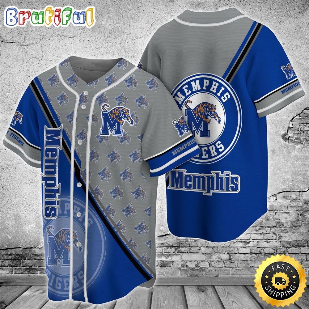 Memphis Tigers NFL Baseball Jersey Shirt For Fans iqrkze