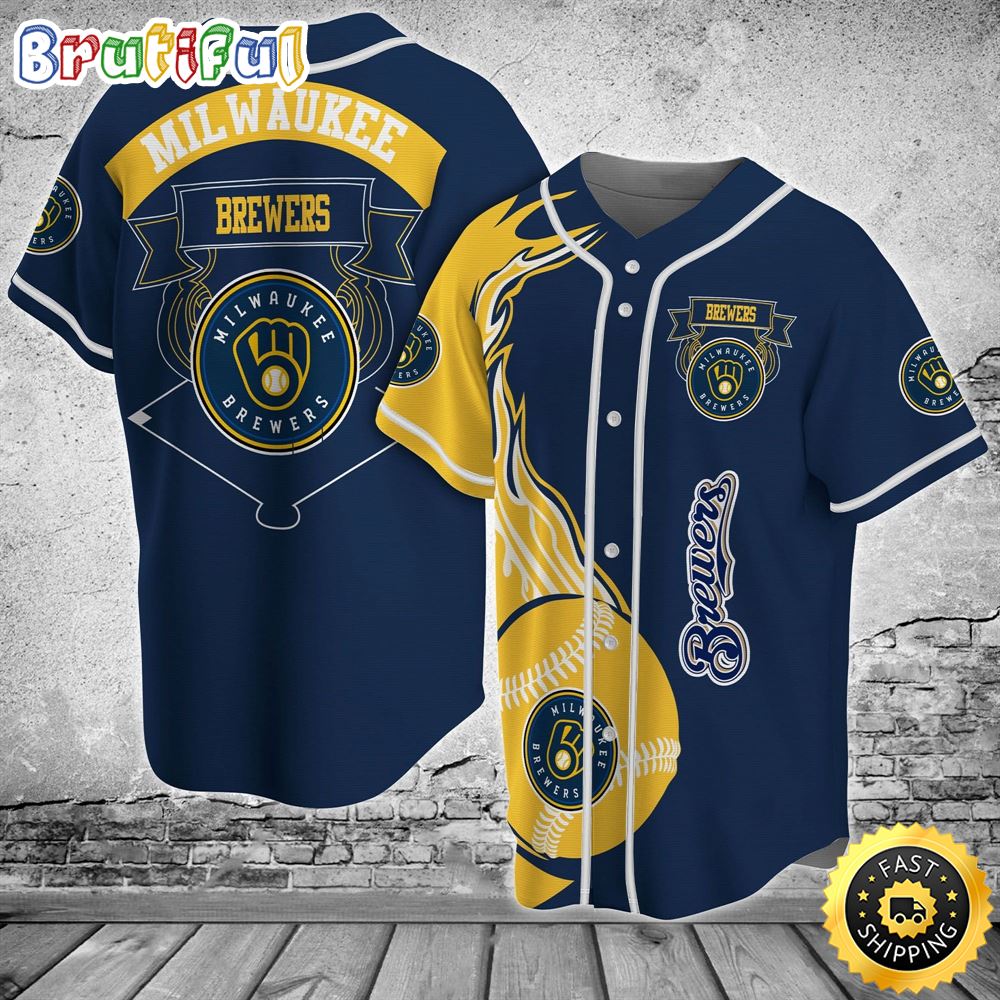 Milwaukee Brewers Classic NFL Baseball Jersey Shirt gzxhlo