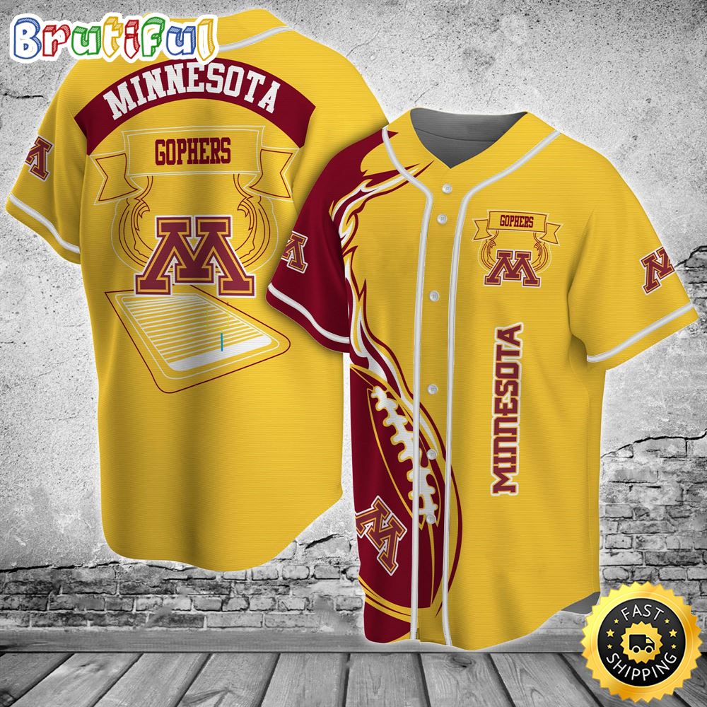 Minnesota Golden Gophers Classic Baseball Jersey Shirt gbrp9g
