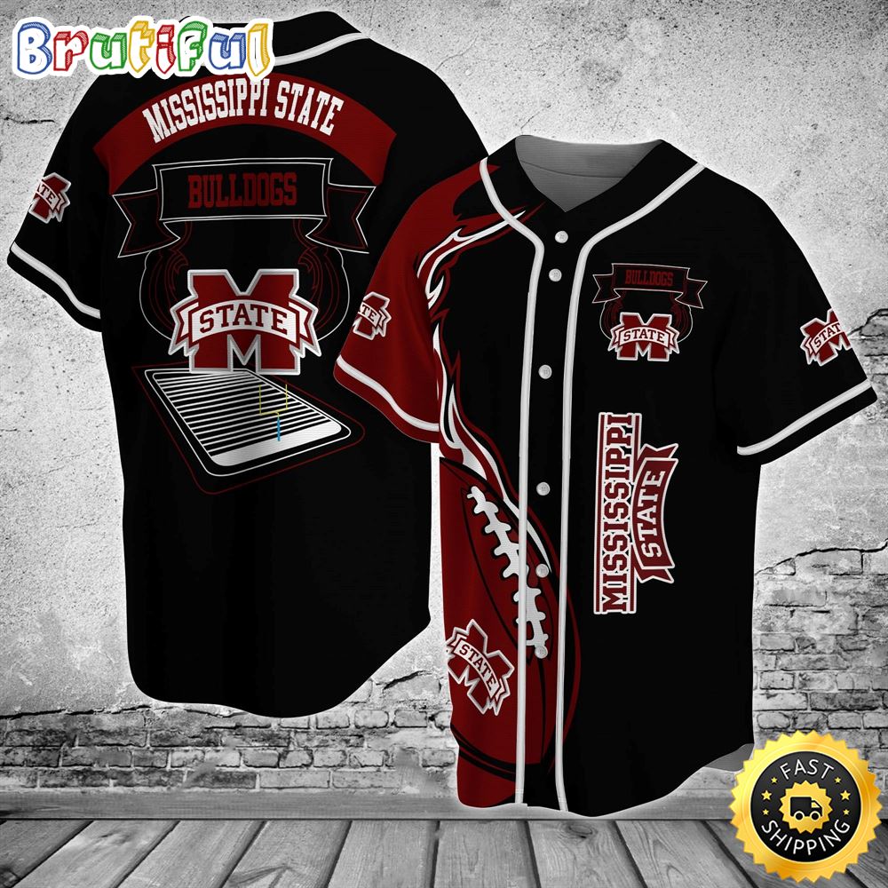 Mississippi State Bulldogs Classic Baseball Jersey Shirt nuujfo