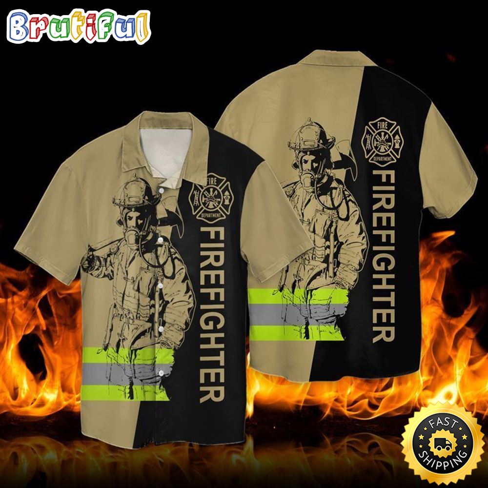 Day Memorial Day Firefighter Hawaiian Shirt