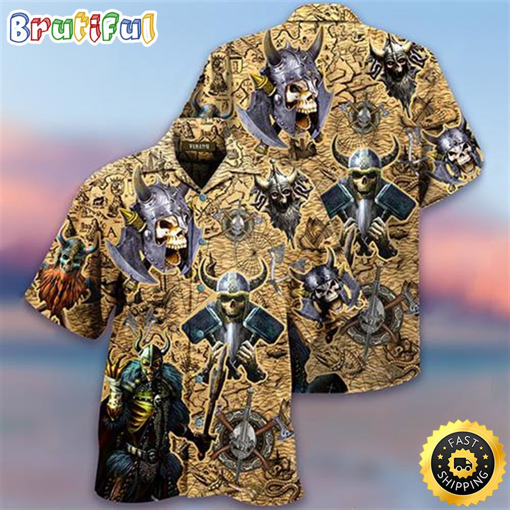 Fight Like A Viking Hawaiian Shirt Short Sleeve Hawaiian Shirt Viking Gifts For Him 1 lhohbe