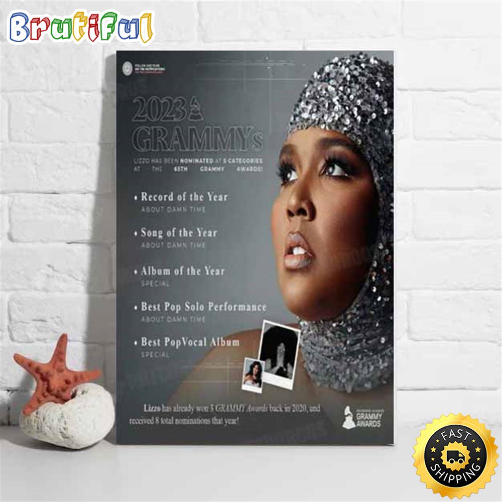 Lizzo The Special Grammys Tour 2023 Poster