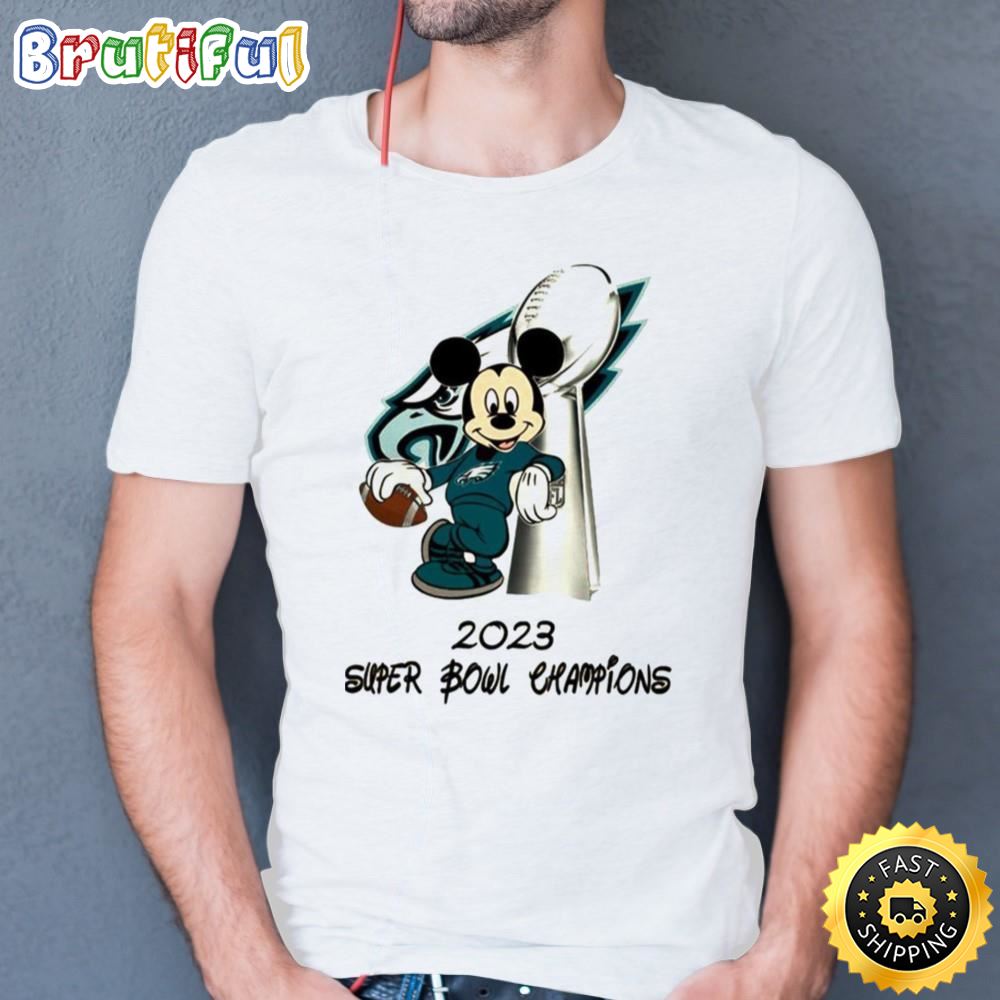 Philadelphia Eagles Mickey Football Super Bowl Champions 2023 Shirt hshyxz
