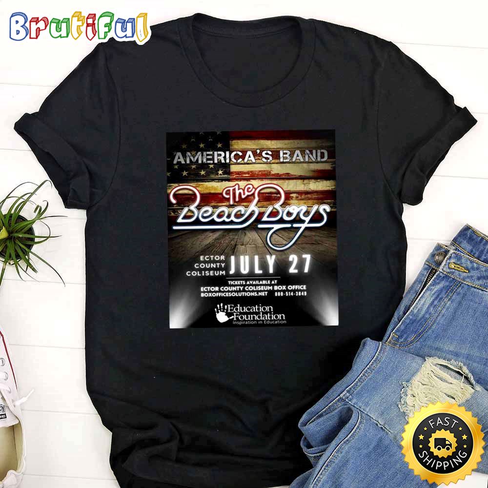 The Beach Boys Nashville Tour 2023 Black T Shirt