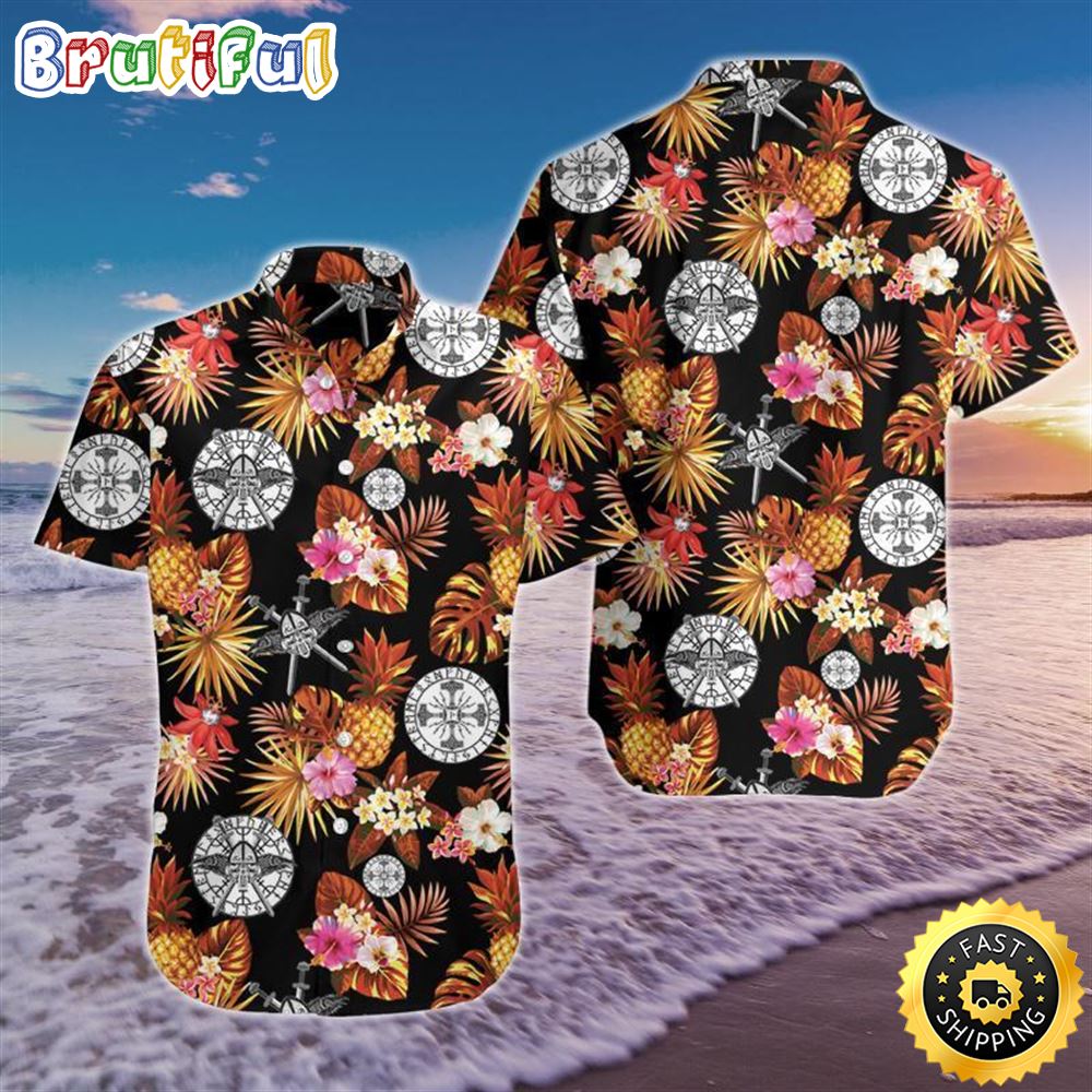 Viking Hawaiian Shirt Short Sleeve Hawaiian Shirt Viking Gifts For Him 1 izcbfw