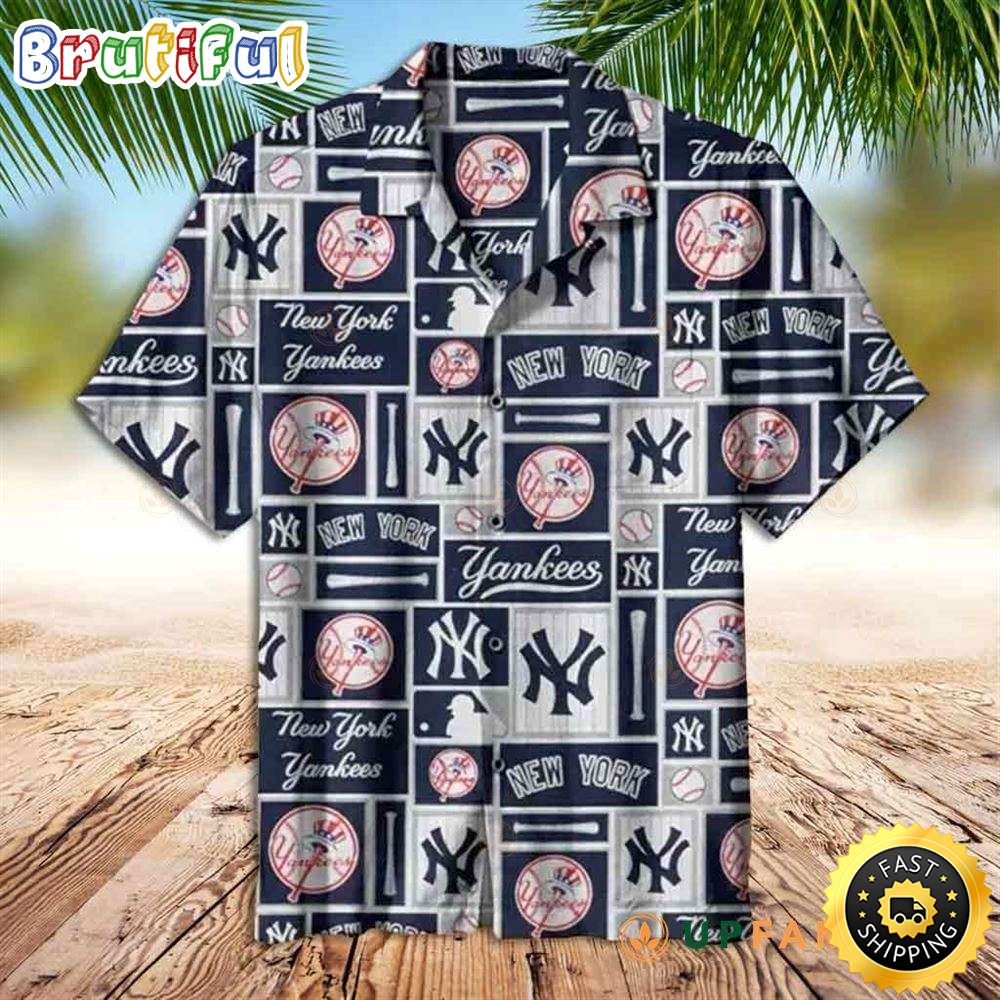 Yankees Hawaiian Shirt New York Yankees Mlb 2 Graphic Print Short Sleeve rjbhcm