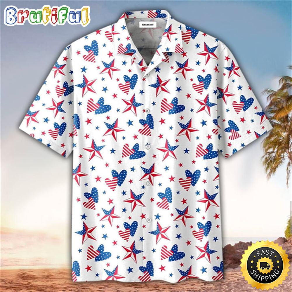 4th Of July Hawaiian Shirt Independence Day Hawaiian Shirt For Men ql1fhd