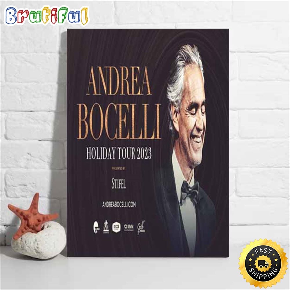 Andrea Bocelli Holiday Tour 2023 Poster