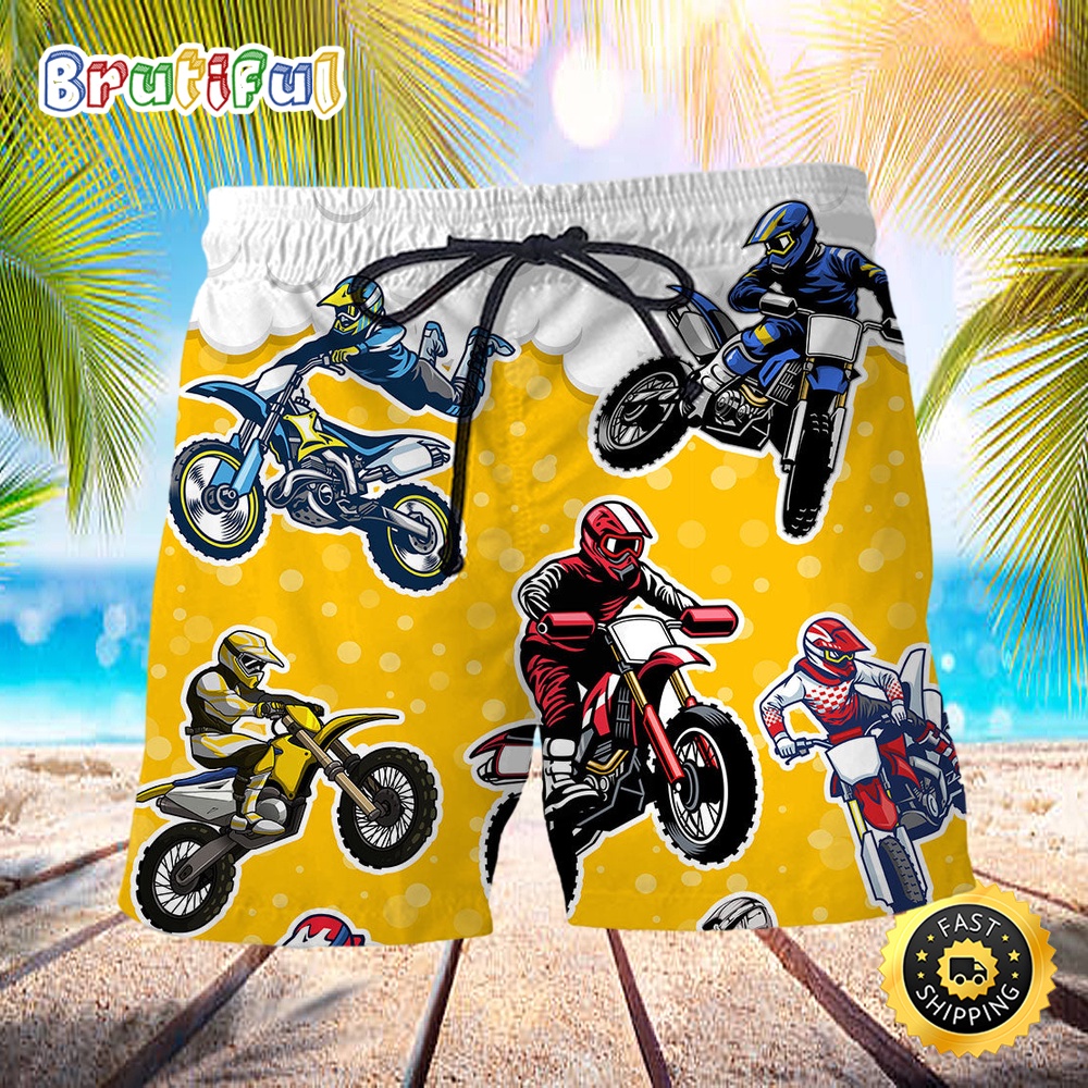 Beer I Like Beer And Motocross Style Beach Short nsq5nr