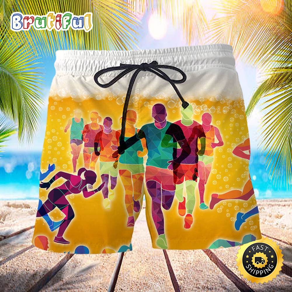 Beer I Like Beer And Running Beach Short hpi33z