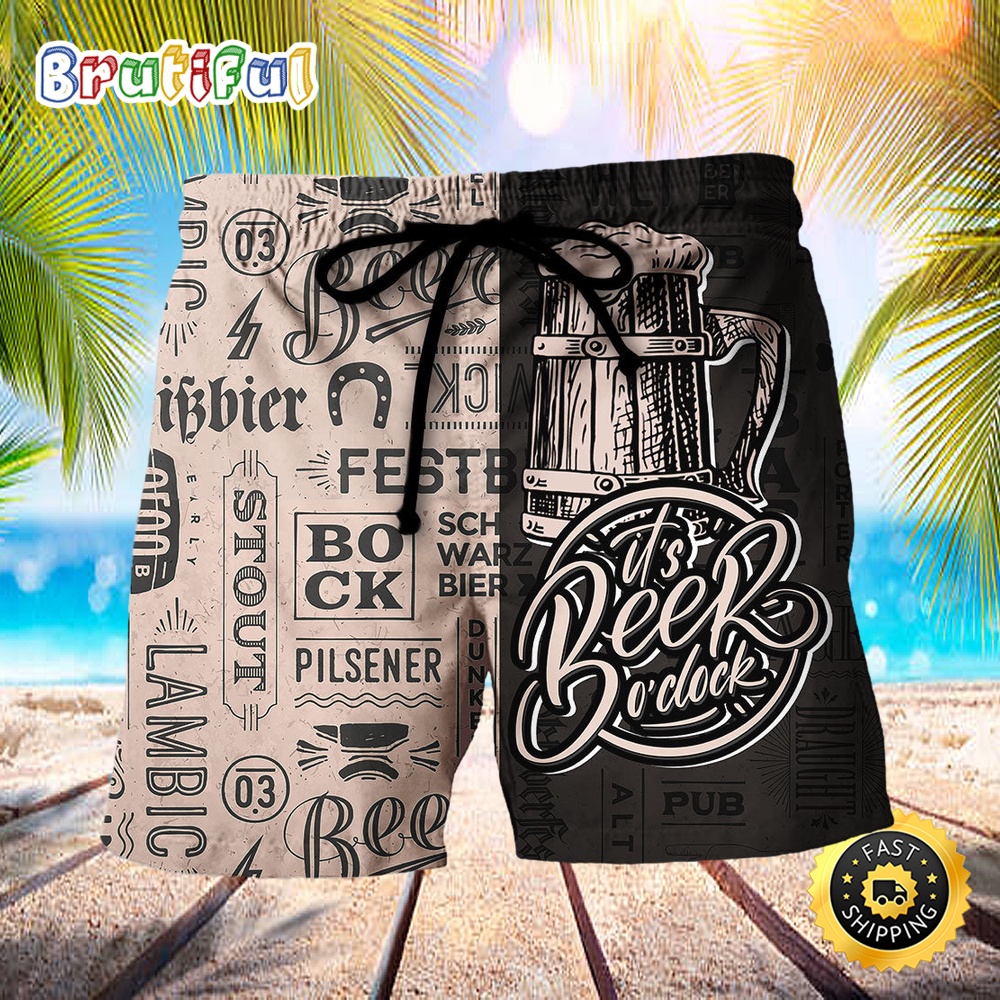 Beer It s Beer Lover Summer Beach Short yj40kb