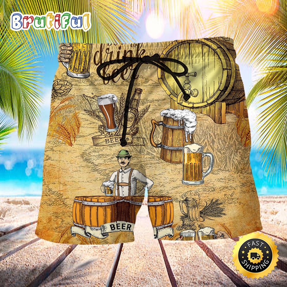 Beer Life Is Better With Beer Beach Short t3rjpw