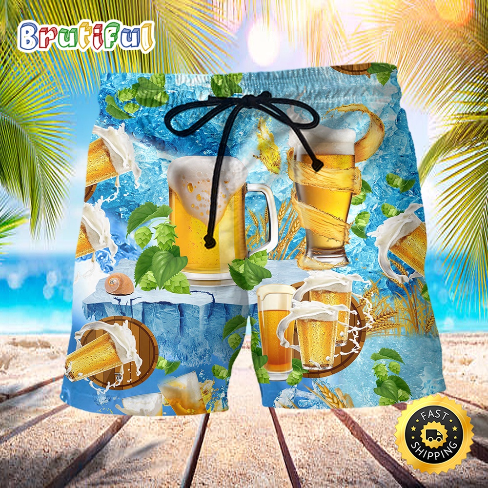 Beer Make Everyone Happy Beach Short rzxxzp