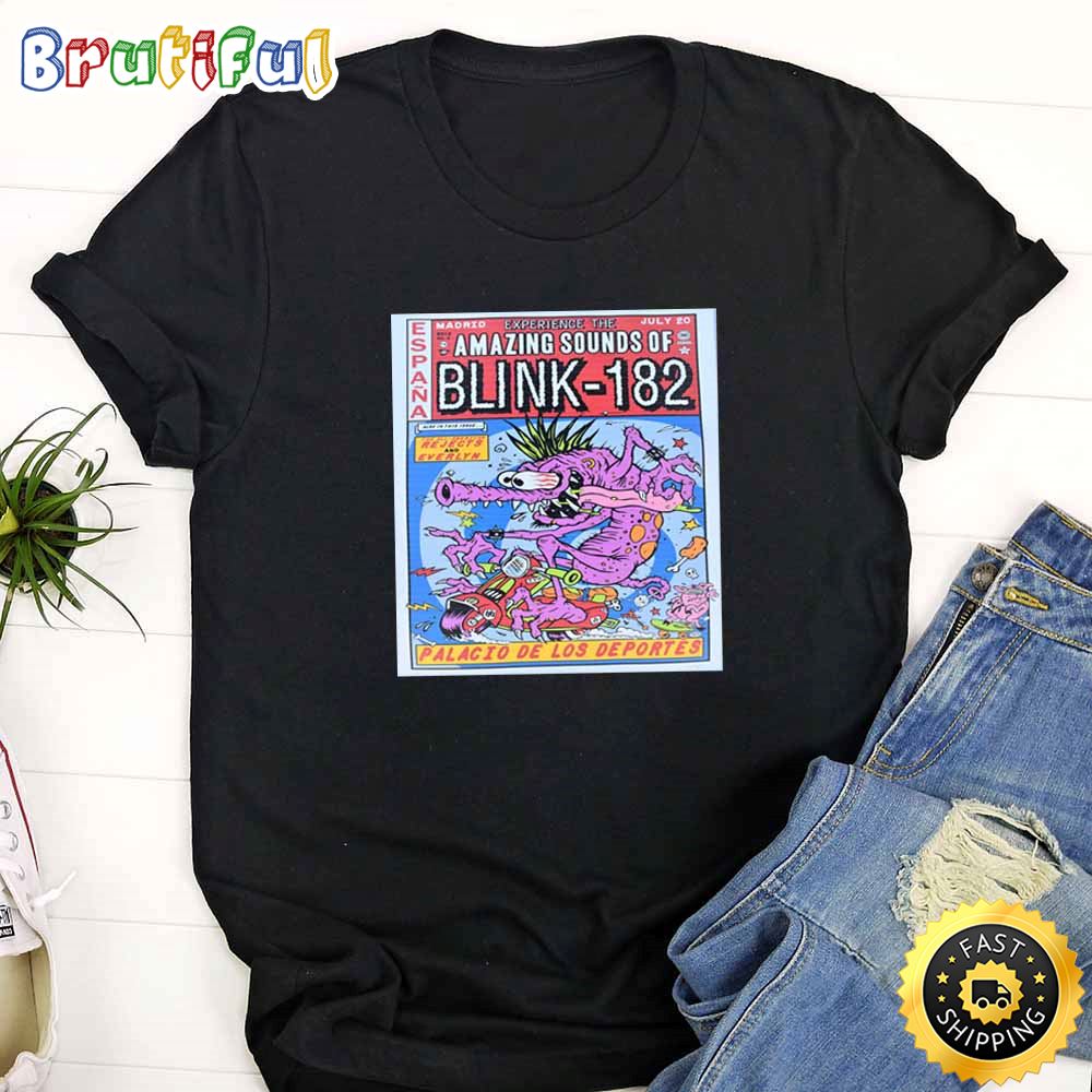 Blink 182 Concert Madrid 2012 Frank Kozik Tour 2023 T Shirt