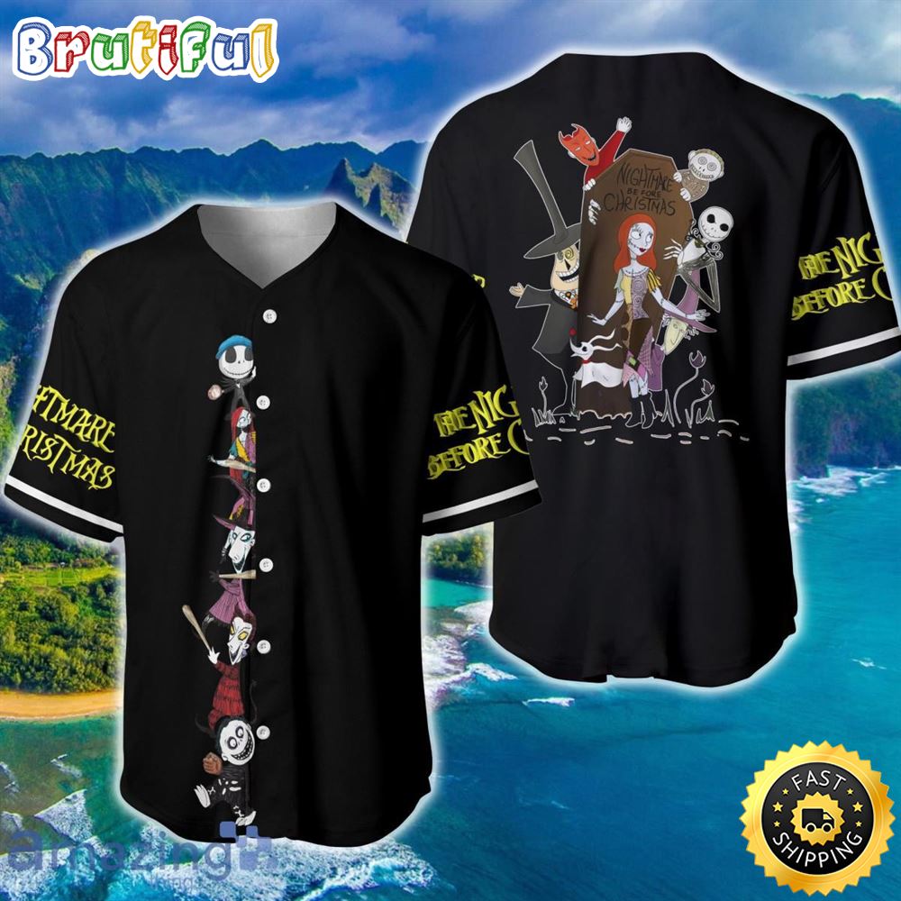Burton Disney Baseball Jersey Nightmare Before Christmas dw8pwi