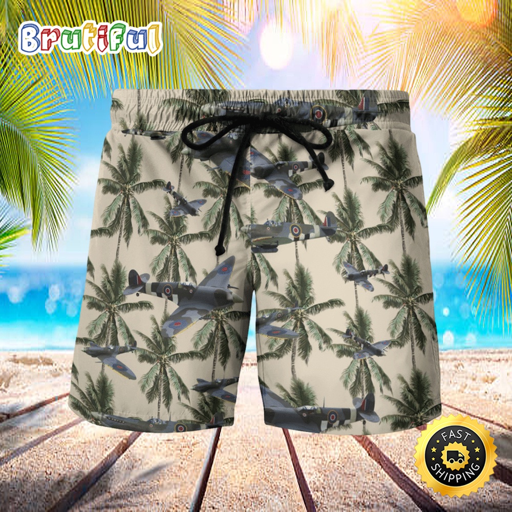 Canadian Supermarine Spitfire Beach Shorts wficfp