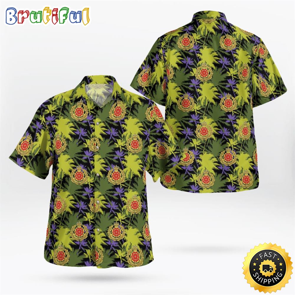 Duke Of Lancaster s Regiment Independence Day Hawaiian Shirt l4sqop