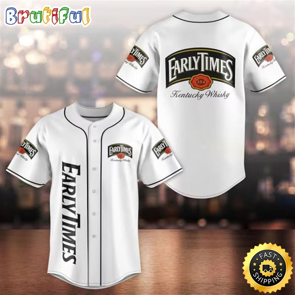 Early Times Whisky Baseball Jersey Beer Love yukfes