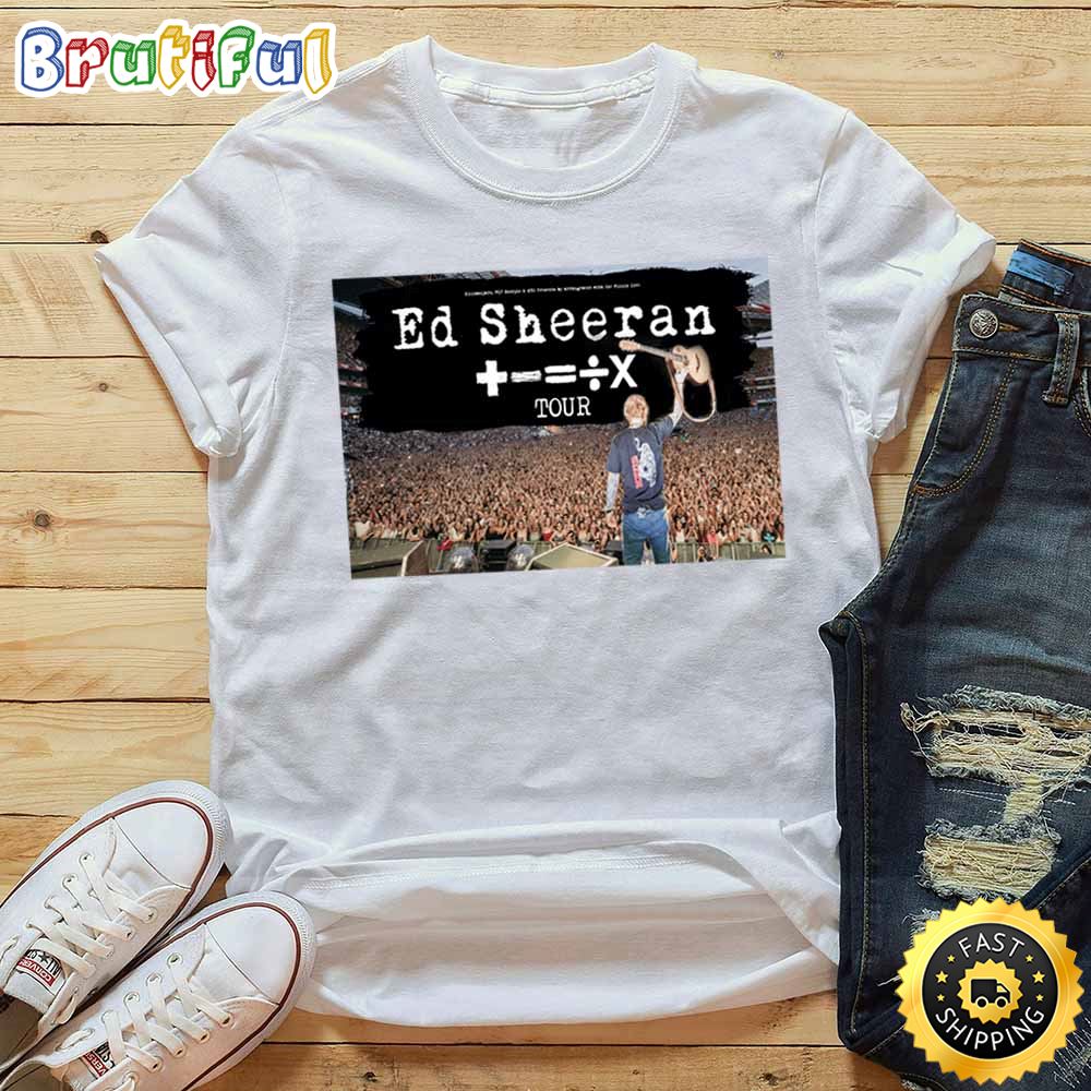 Ed Sheeran Tour 2023 White T shirt