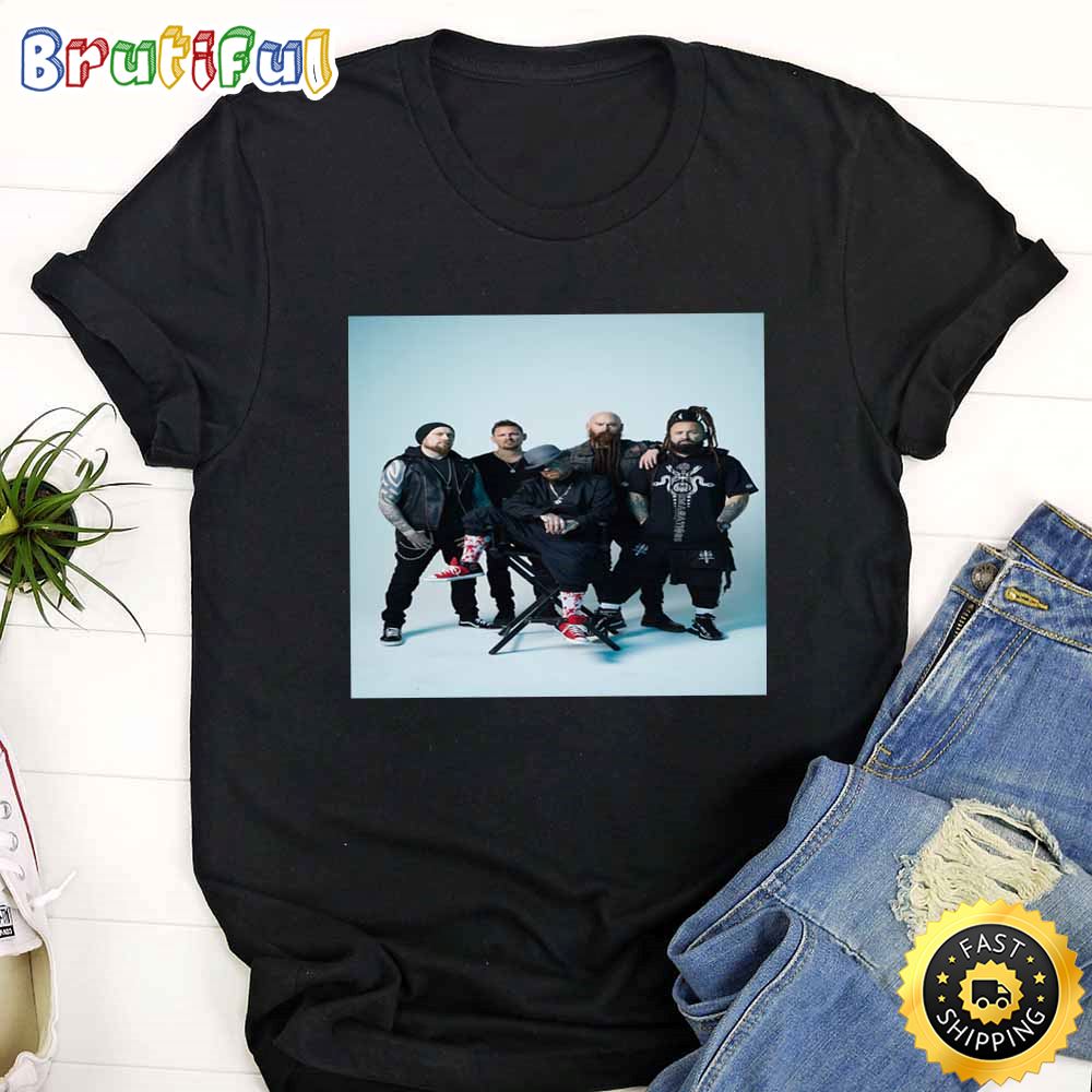 Five Finger Death Punch Tour 2023 Black T Shirt yds4p3