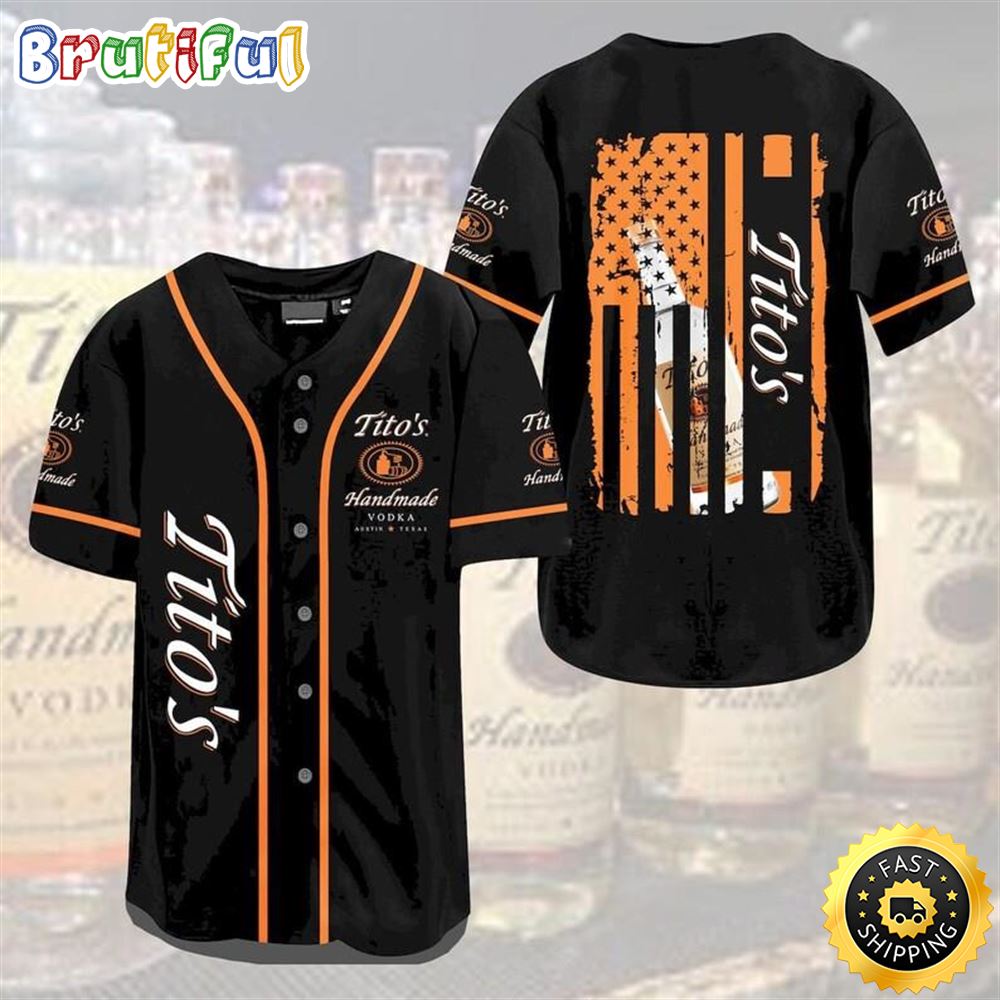 Flag Tito s Vodka Baseball Jersey tt258z
