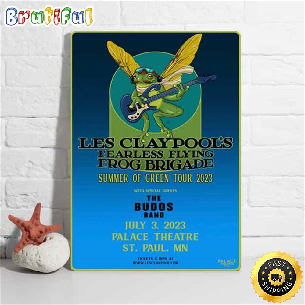 Les Claypool Summer Of Green Place Theatre Tour 2023 Poster