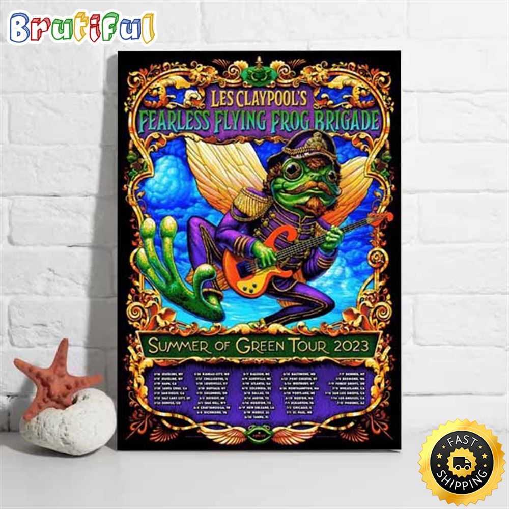 Les Claypool Summer Of Green Tour 2023 Poster