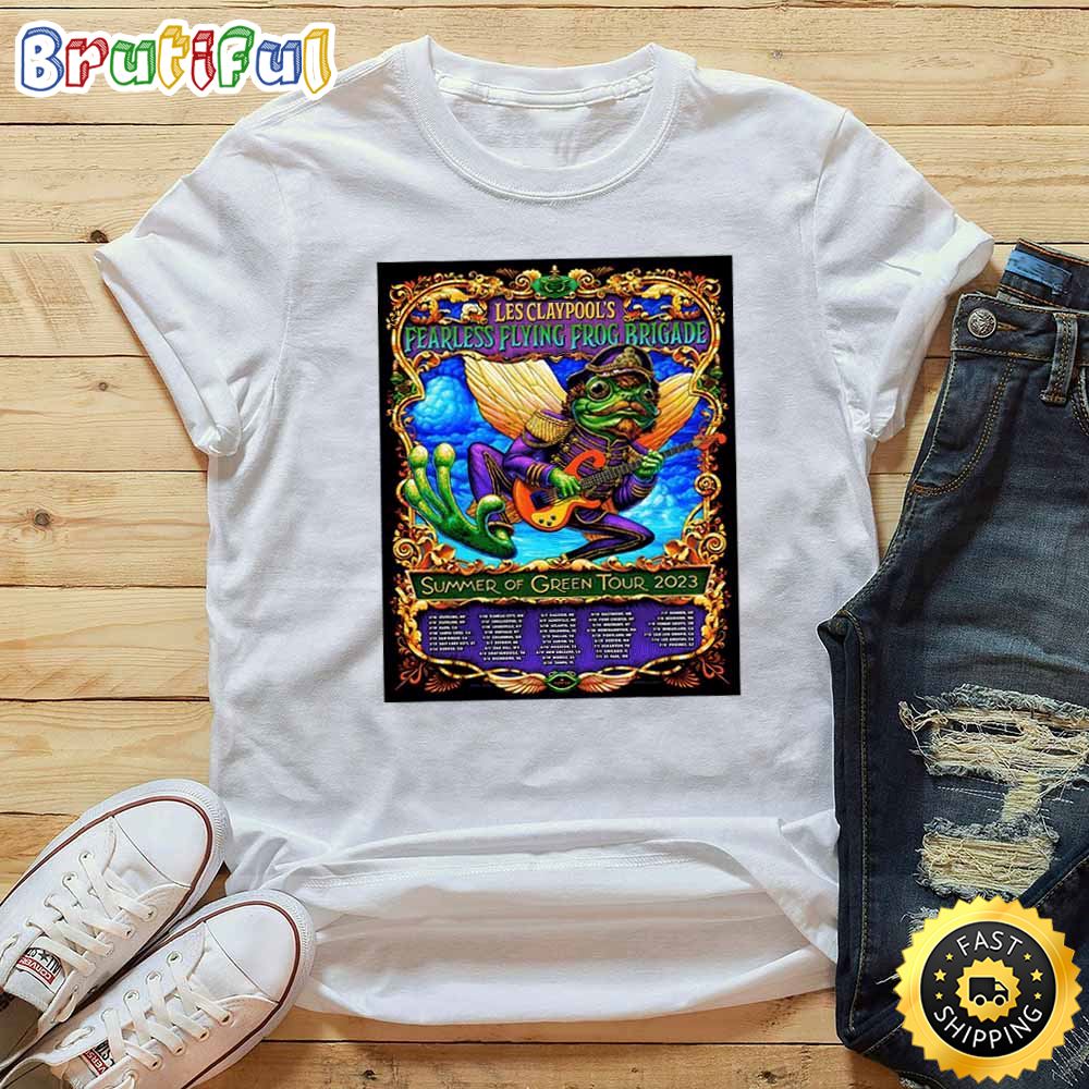 Les Claypool Summer Of Green Tour 2023 T Shirt