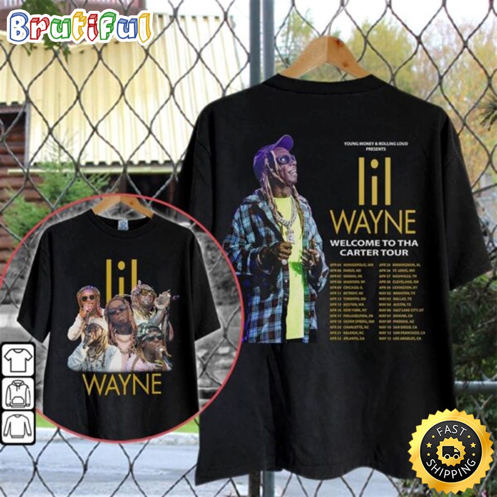 Lil Wayne Rapper The North America Tour 2023 Tshirt gxv09s