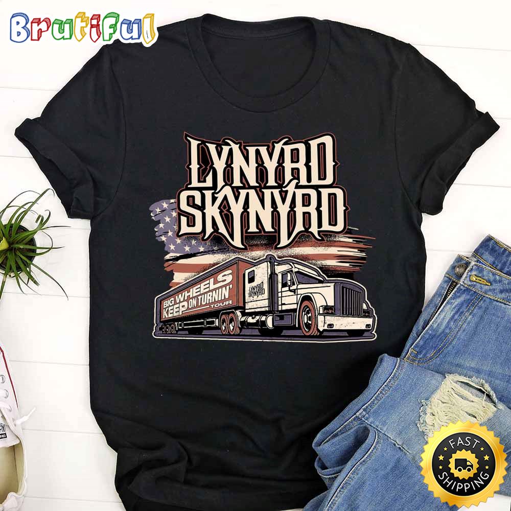 Lynyrd Skynyrd Tour 2023 Black T Shirt khapgm