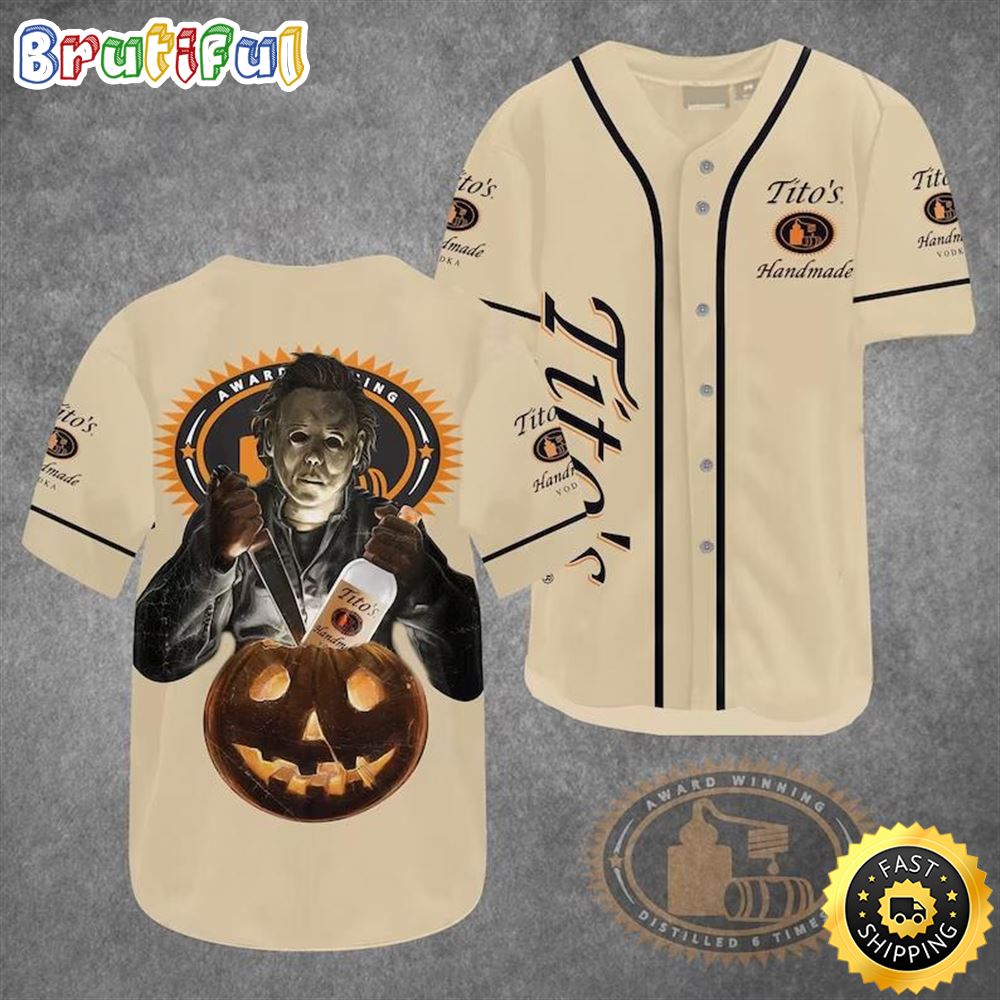 Michael Myers Tito s Vodka Jersey Shirt ded6gd