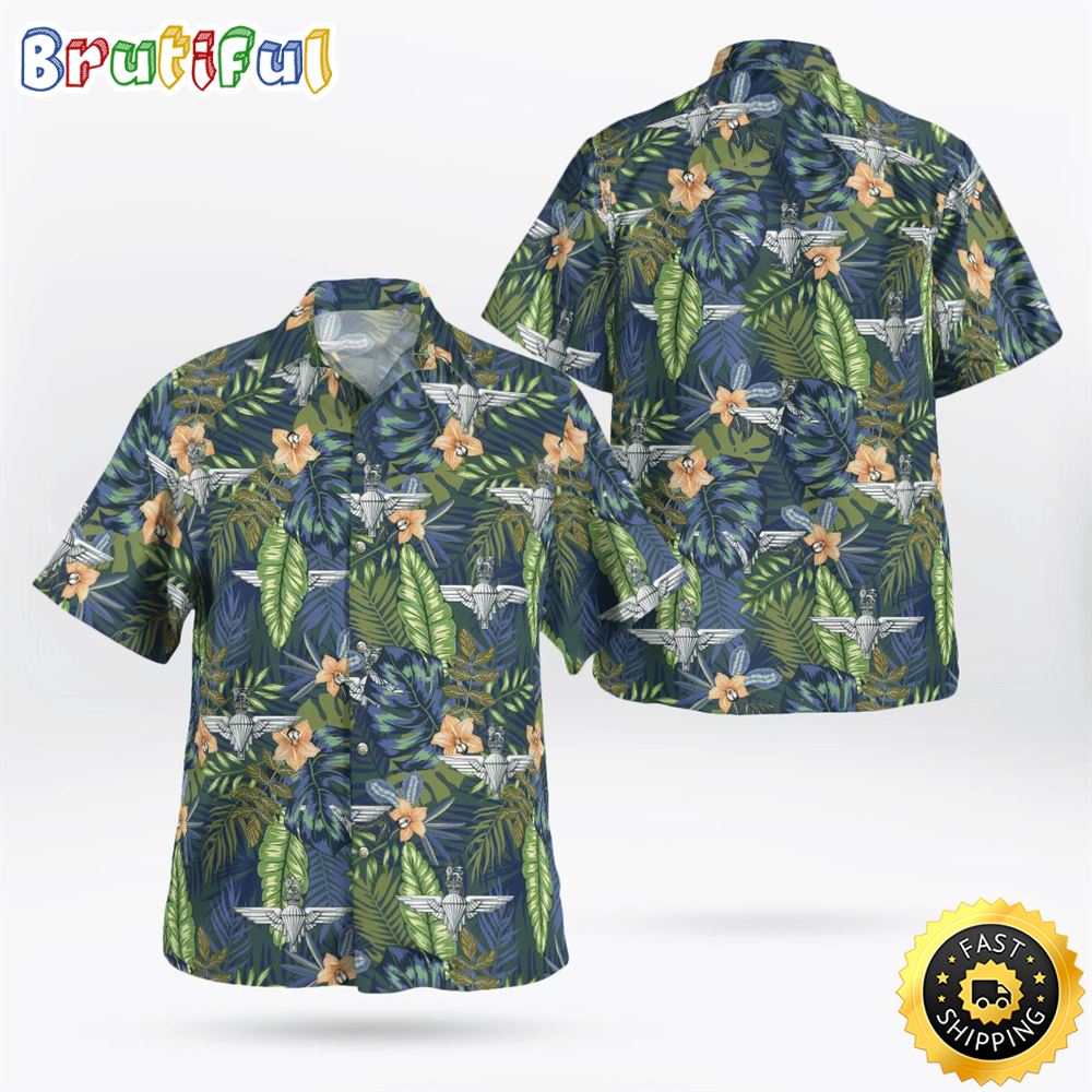 Parachute Regiment Paras Independence Day Hawaiian Shirt sl4agx