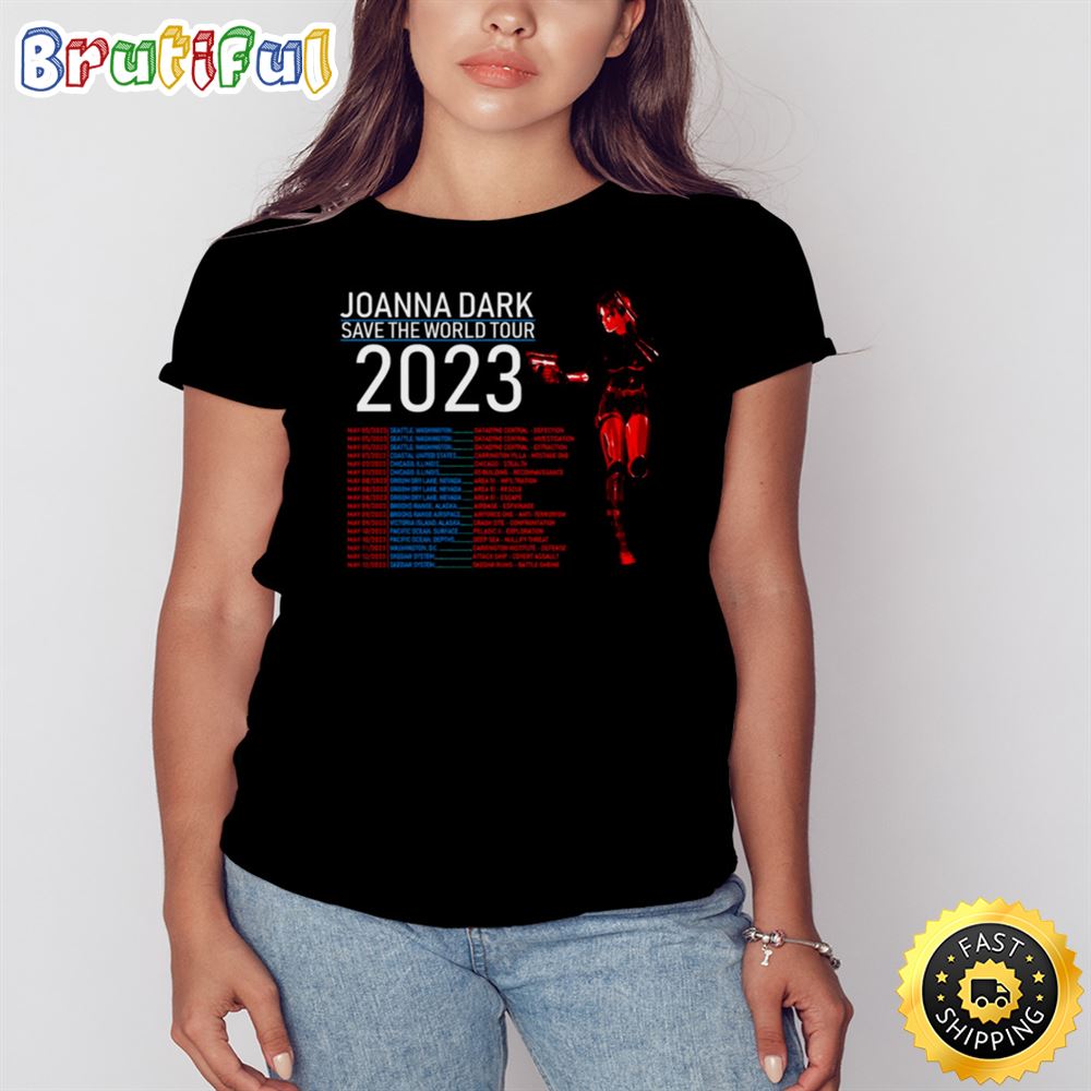 Perfect Dark Save The World Tour 2023 Shirt l4r9kc