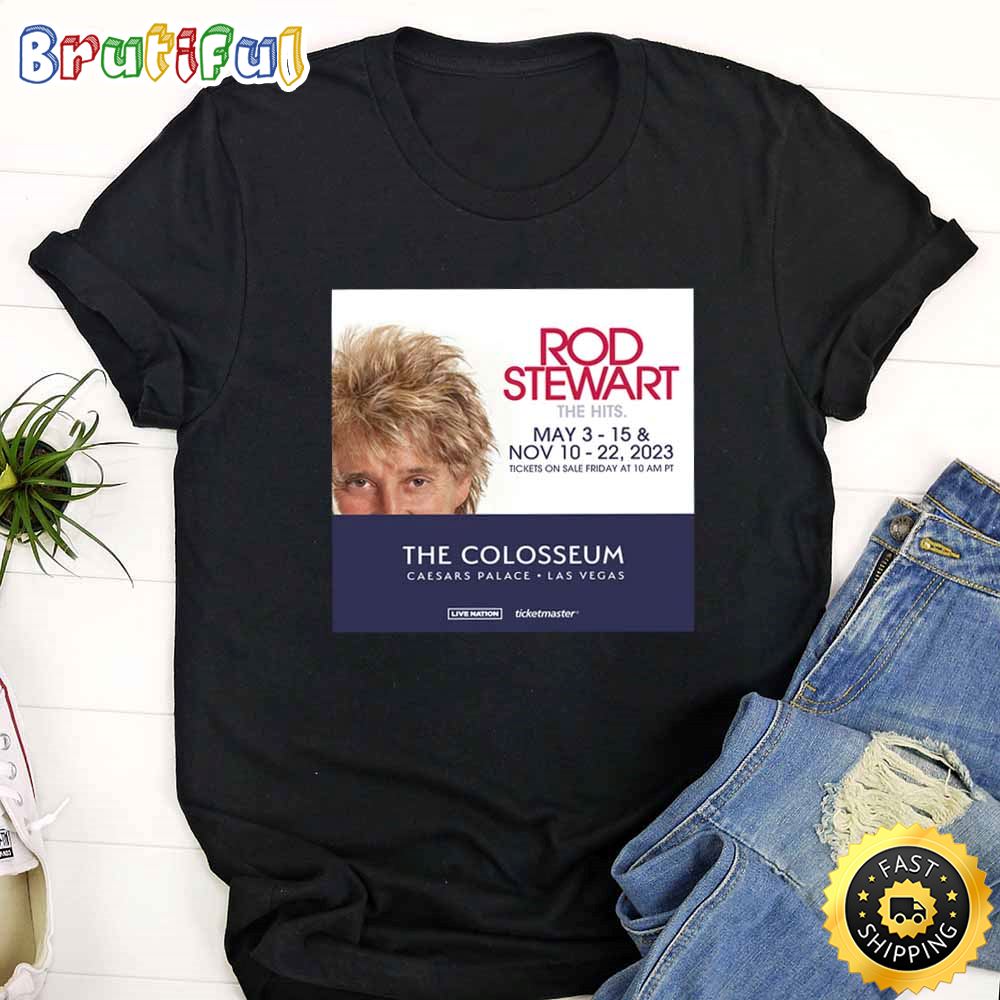 Rod Stewart The Colosseum Las Vegas Tour 2023 T Shirt