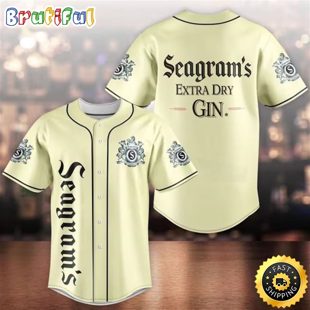Seagram s Gin Baseball Jersey Shirt buwrbk