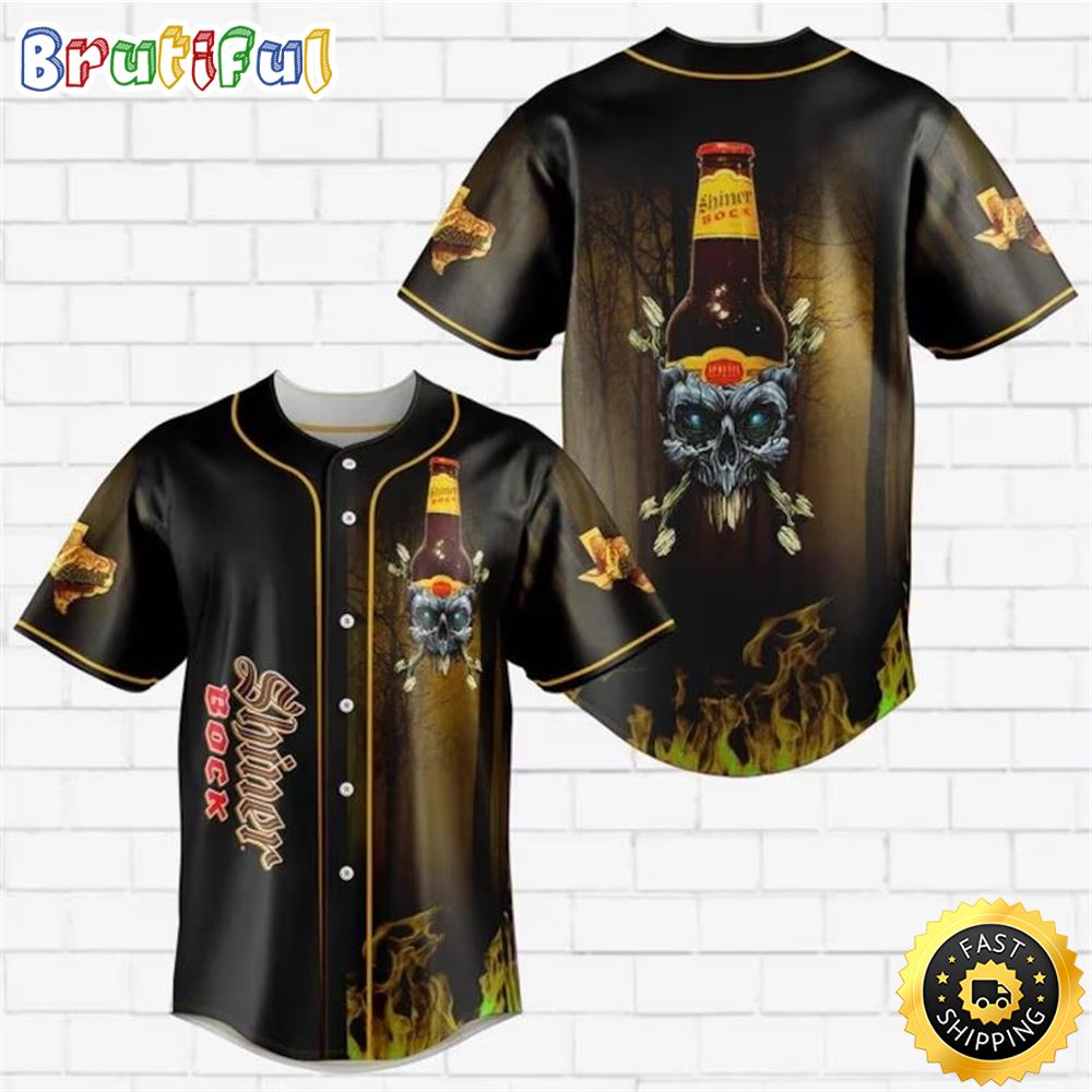 Shiner Bock Baseball Jersey Shirt 