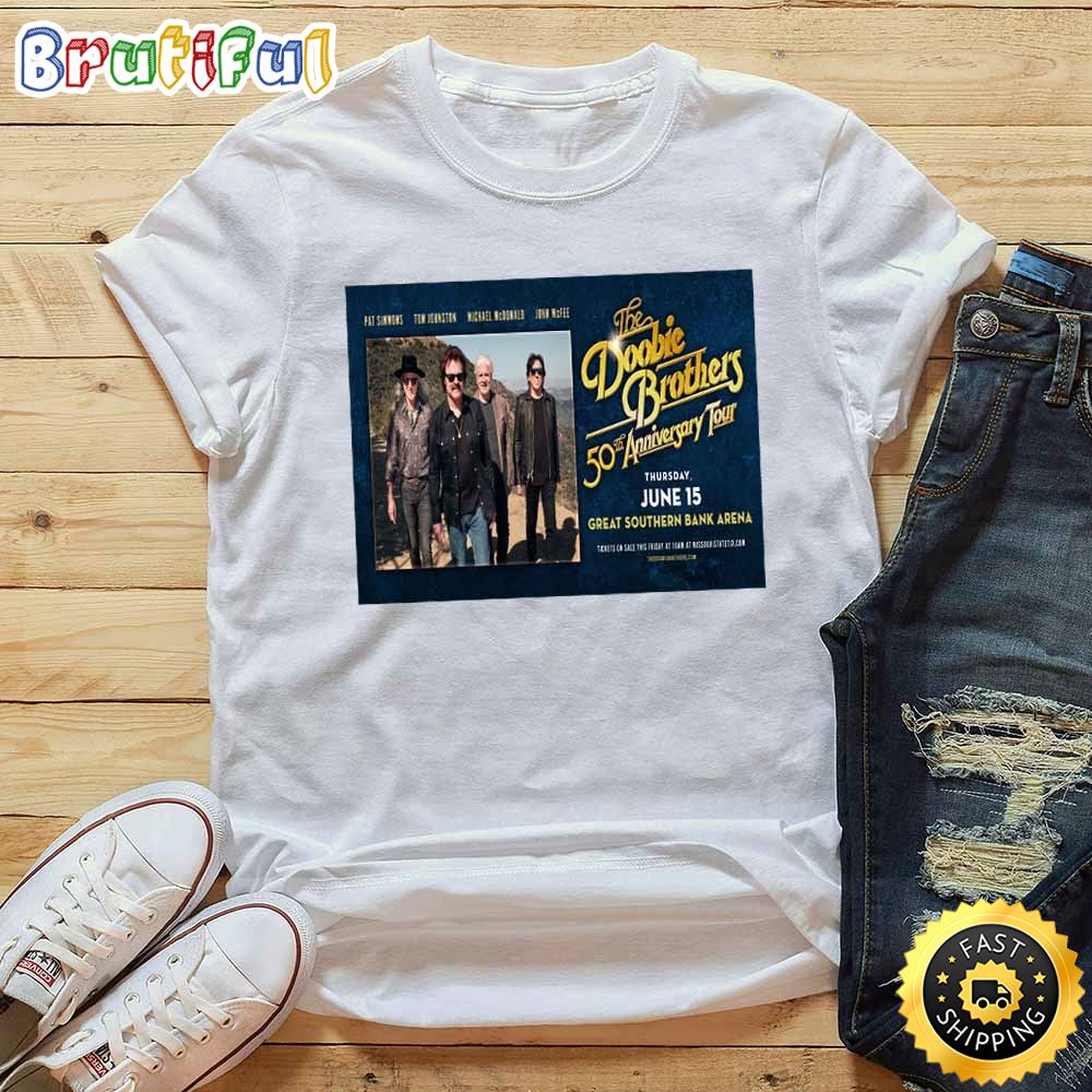 The Doobie Brothers Great Southern Bank Arena Tour 2023 T Shirt The Doobie Brothers Great Southern Bank Arena Tour 2023 T Shirt