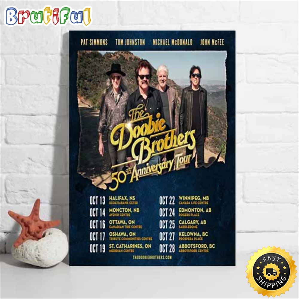 The Doobie Brothers Roges Place Tour 2023 List Tour Poster