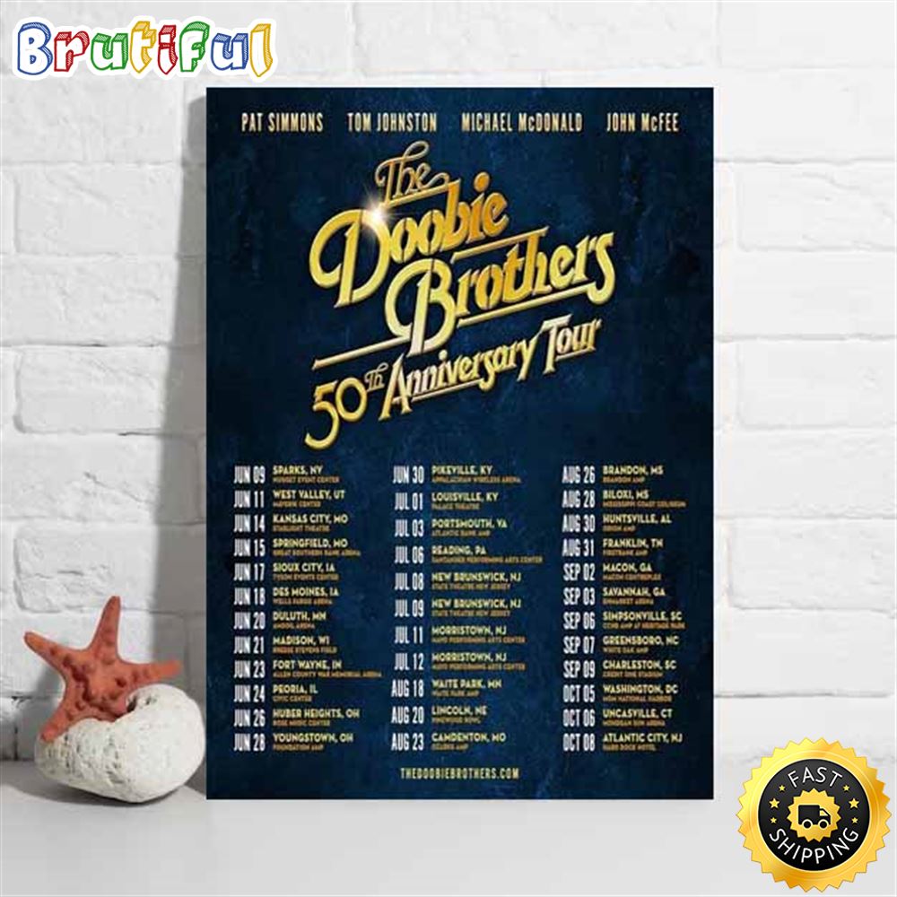 The Doobie Brothers Tour 2023 List Tour Poster