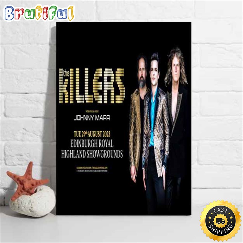 The Killers Royal Highland Centre Tour 2023 Poster