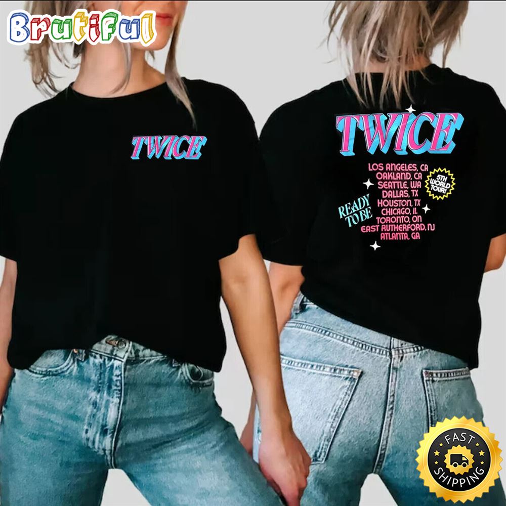 Twice Ready To Be Tour 2023 T shirt ljbbmf