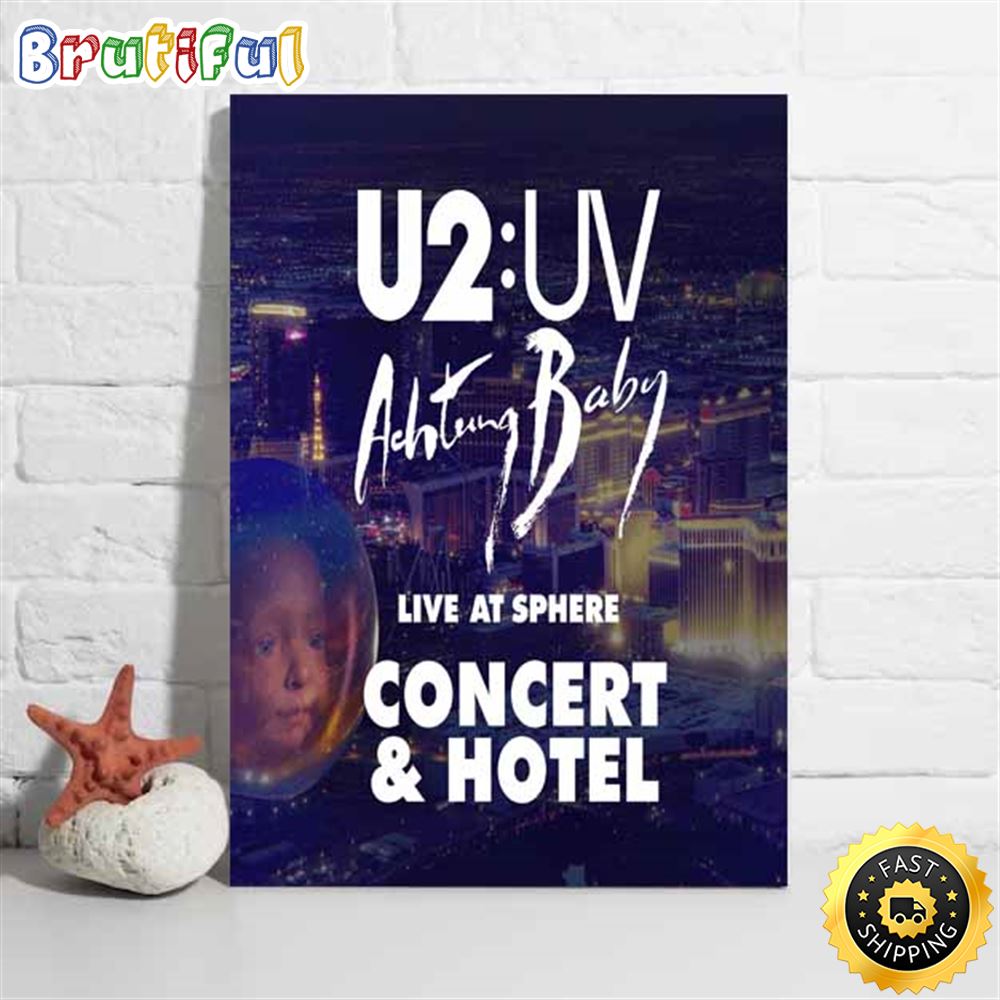 U2 Uv Achtung Baby Tour 2023 Poster