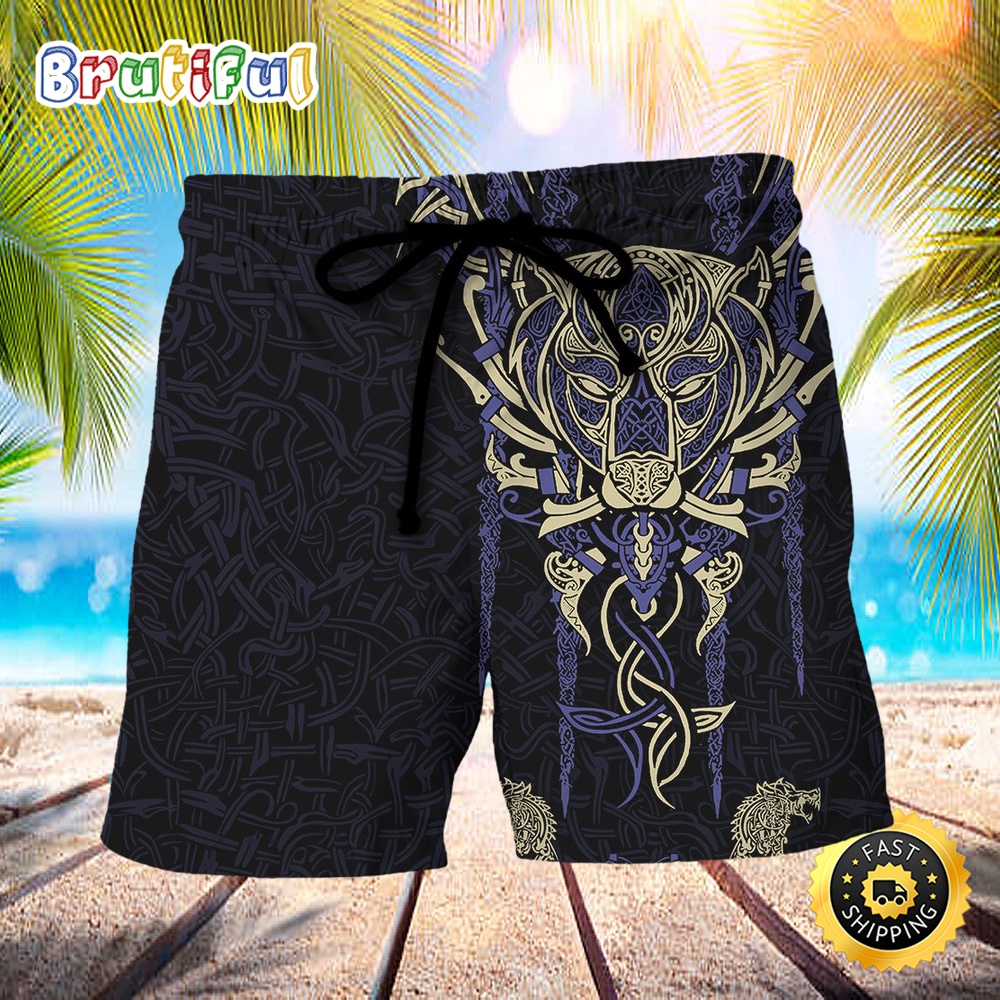 Viking BjC3B6rn Norse Legends Life Style Summer Beach Short ma7ya9