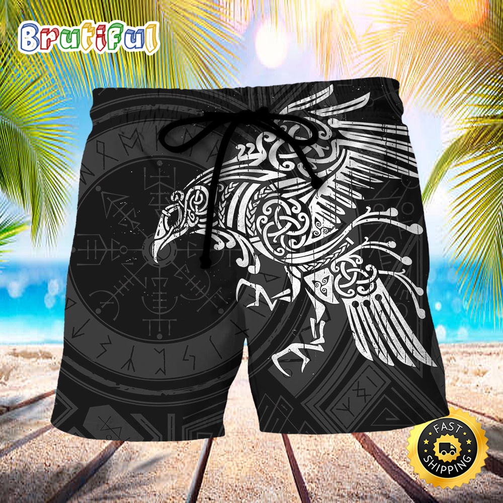 Viking Valhalla The Ravens Summer Beach Short varubl