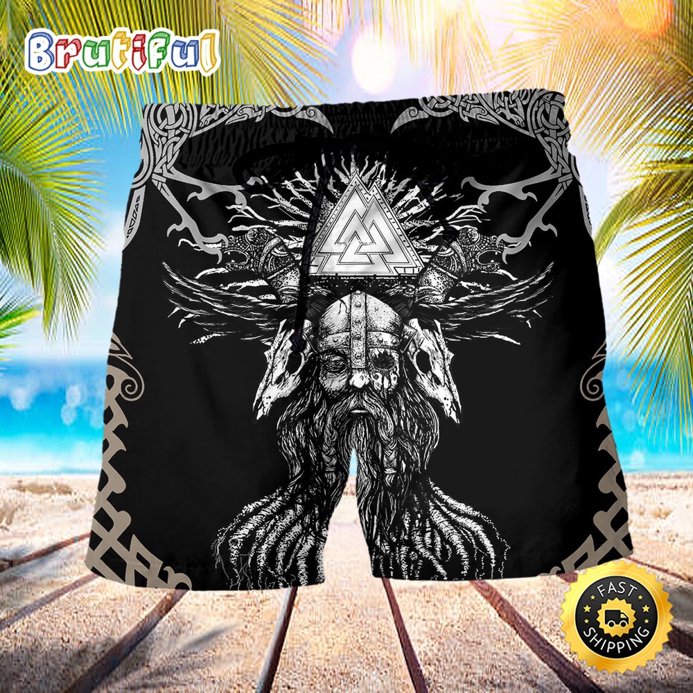 Viking Victory Dark Life Style Summer Beach Short uvtetg