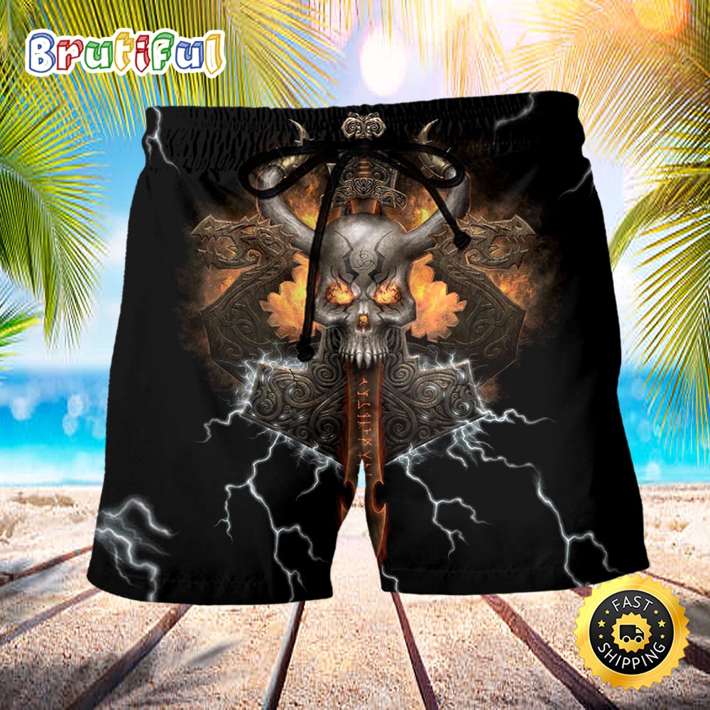 Viking Victory Life Amazing Style Summer Beach Short bij98d