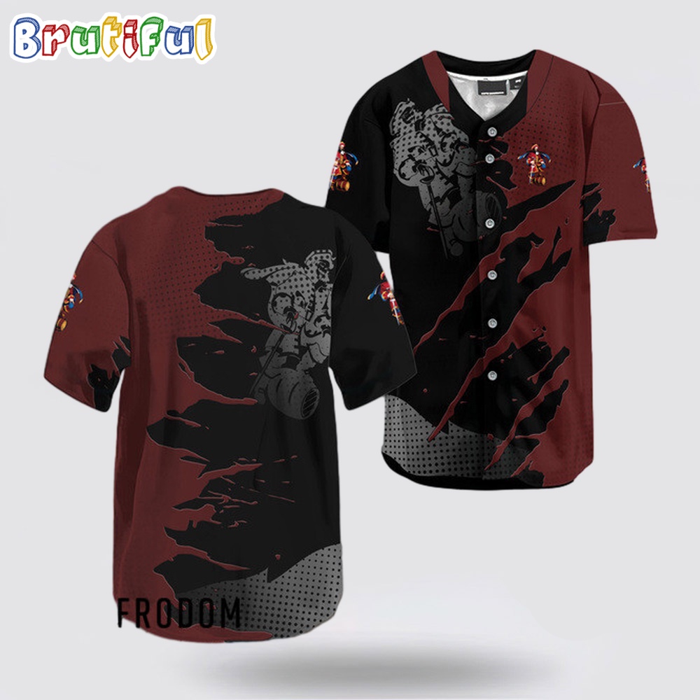 Captain Morgan Metal Crack Pattern Baseball Jersey skkkqr