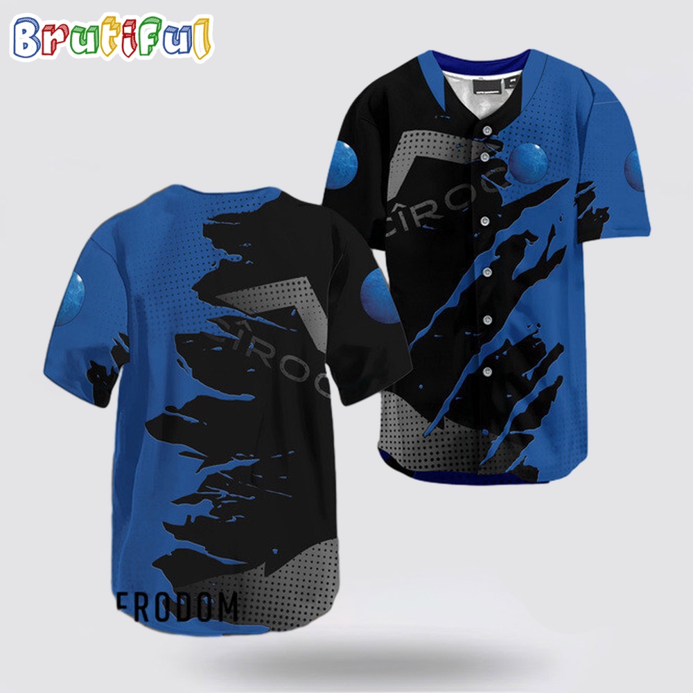 Ciroc Vodka Metal Crack Pattern Baseball Jersey zg1tix