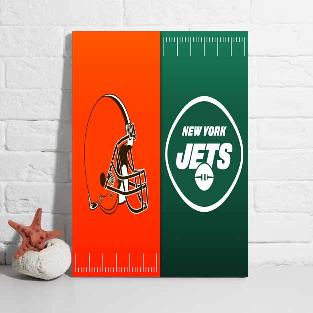 Cleveland Browns Vs New York Jets To Open 2023 Nfl Preseason Poster lltdut